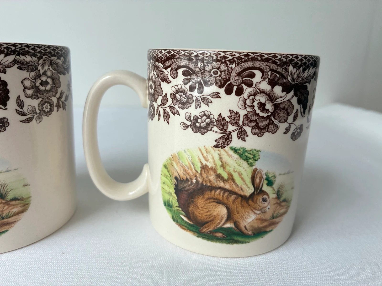 Set of 3 Spode Woodland Rabbit Mugs – photo 4